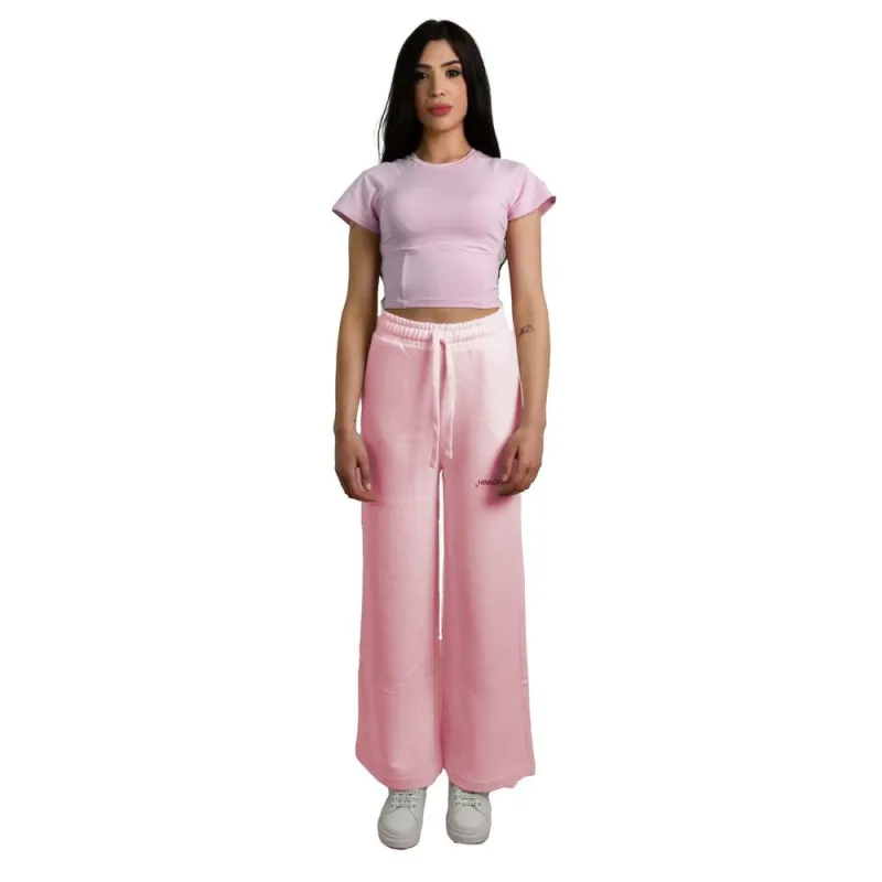 Hinnominate Pink Cotton Women Palazzo Pants sold by Siebentaschen