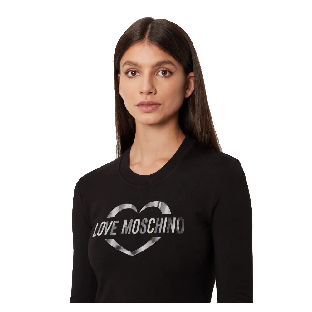 Love Moschino Chic Cotton Blend Logo Dress sold by Siebentaschen product image thumbnail 3