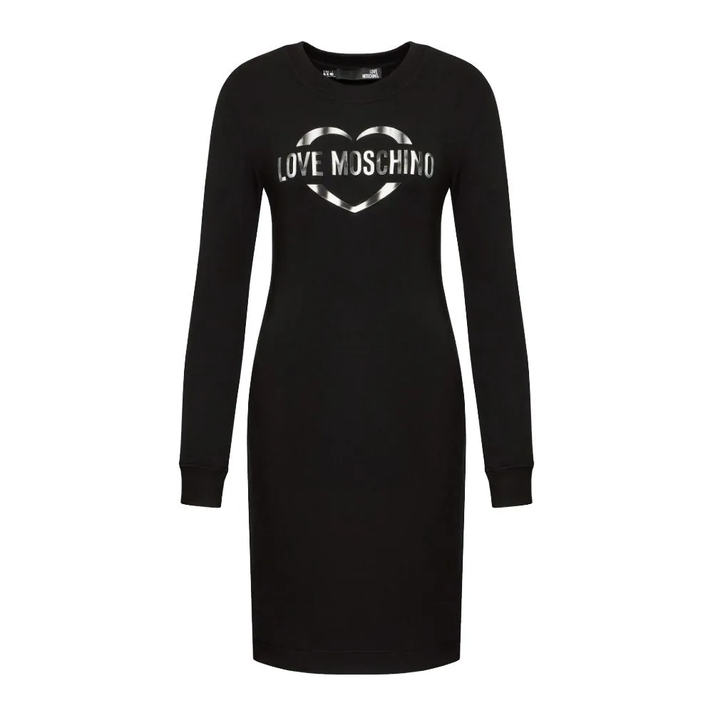 Love Moschino Chic Cotton Blend Logo Dress sold by Siebentaschen product image thumbnail 5
