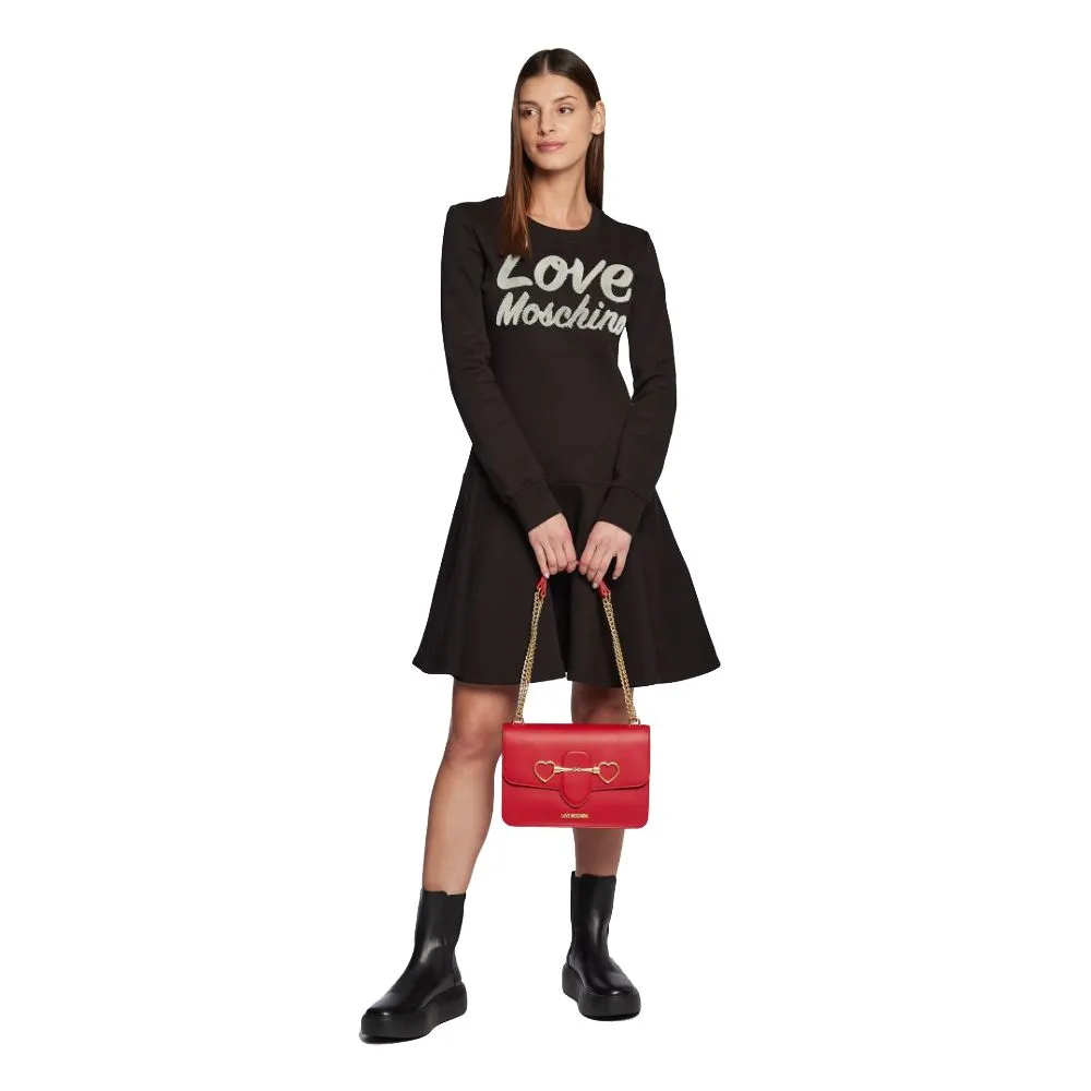 Love Moschino Chic Embossed Logo Cotton Blend Dress sold by Siebentaschen product image thumbnail 5
