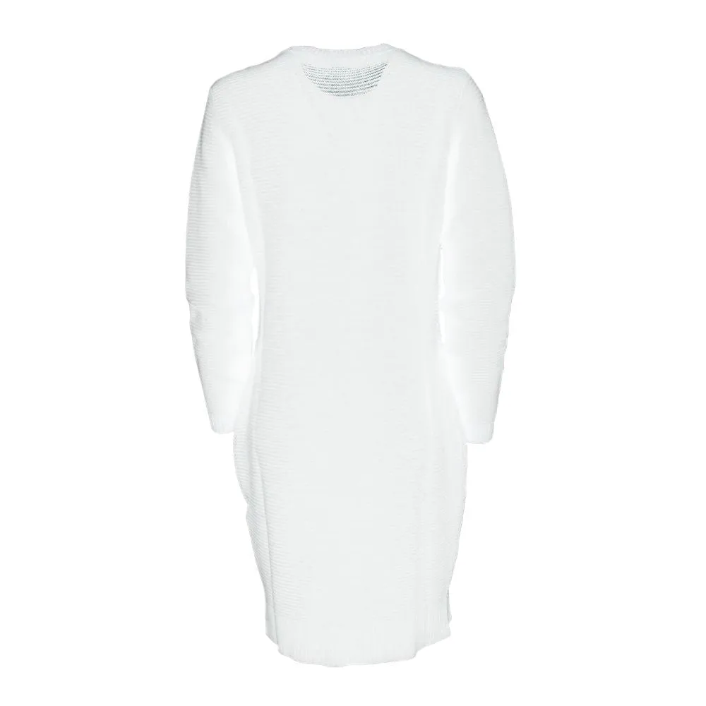 Love Moschino Chic Heart Pattern Knit Dress in White sold by Siebentaschen product image thumbnail 2