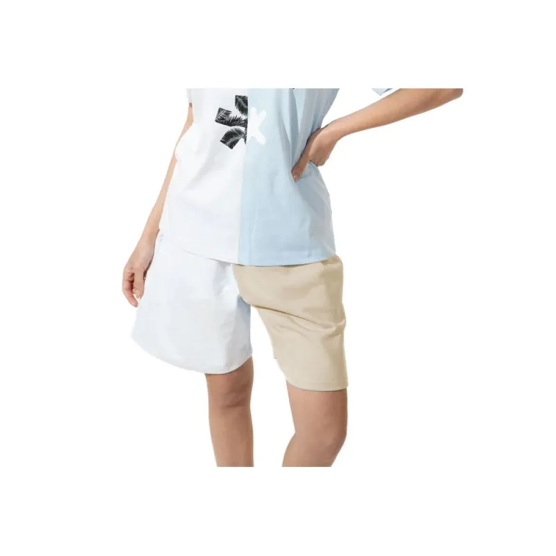 Comme Des Fuckdown Chic Two-Tone Logo Shorts sold by Siebentaschen