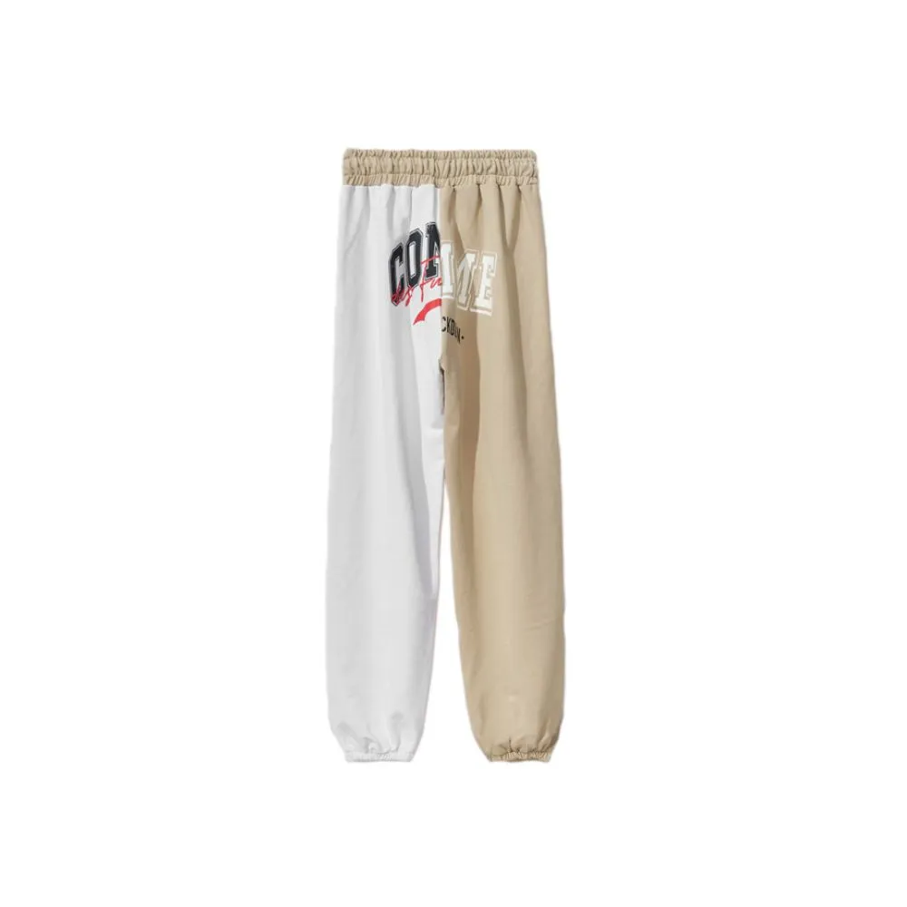 Comme Des Fuckdown Beige Cotton Women Sweatpant sold by Siebentaschen product image thumbnail 2