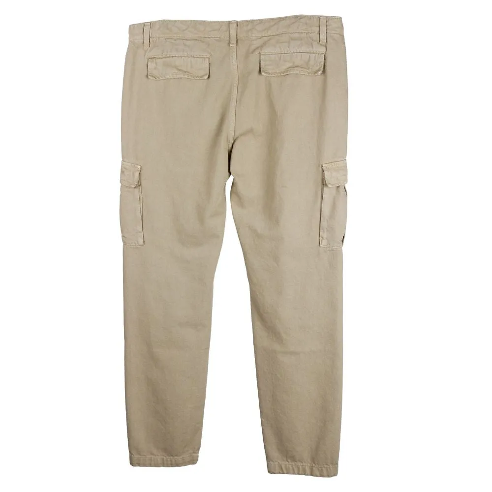 Comme Des Fuckdown Beige Cotton Men Pants sold by Siebentaschen product image thumbnail 2
