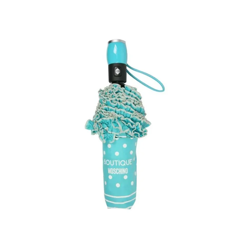 Boutique Moschino Blue Polyester Women Umbrella sold by Siebentaschen