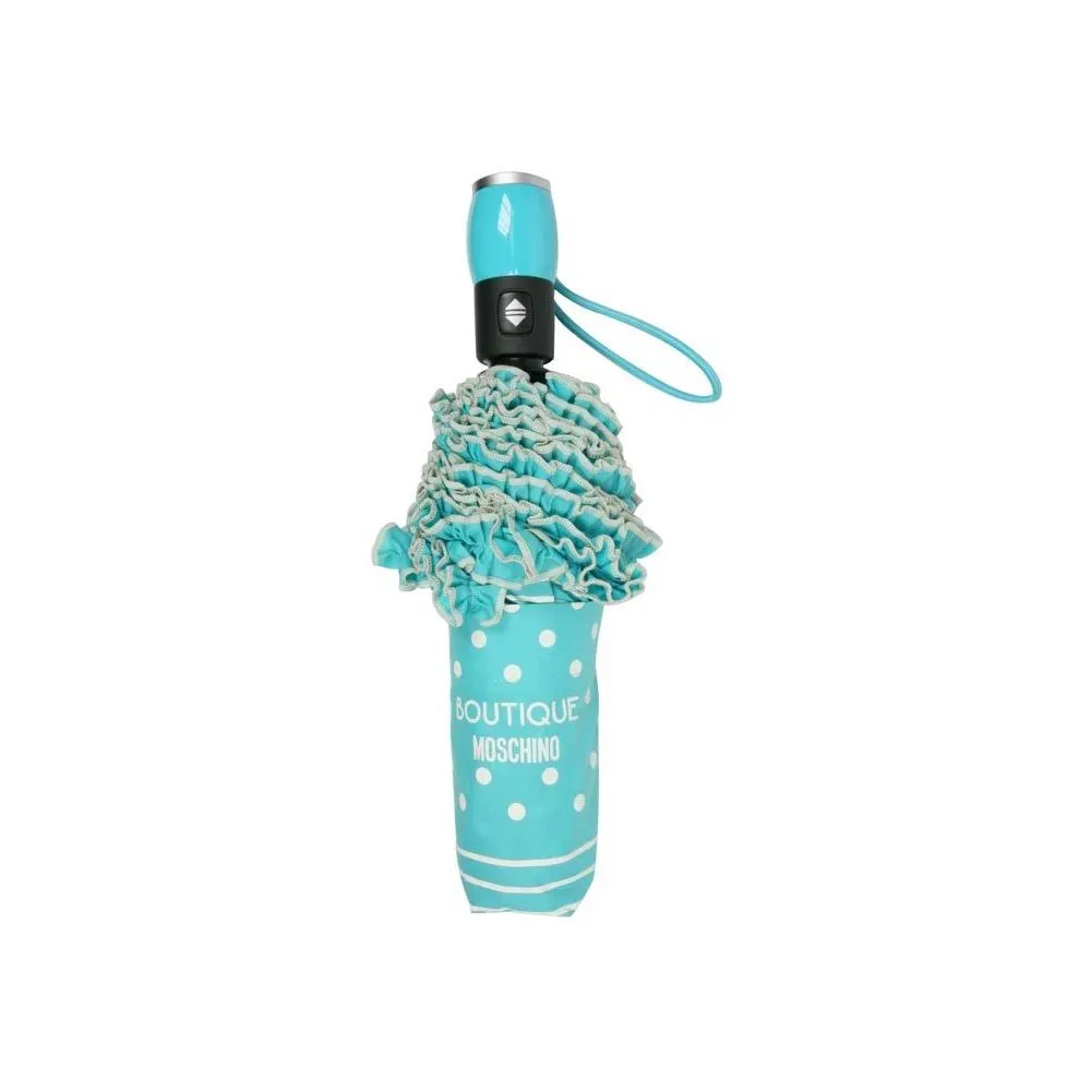 Boutique Moschino Blue Polyester Women Umbrella sold by Siebentaschen