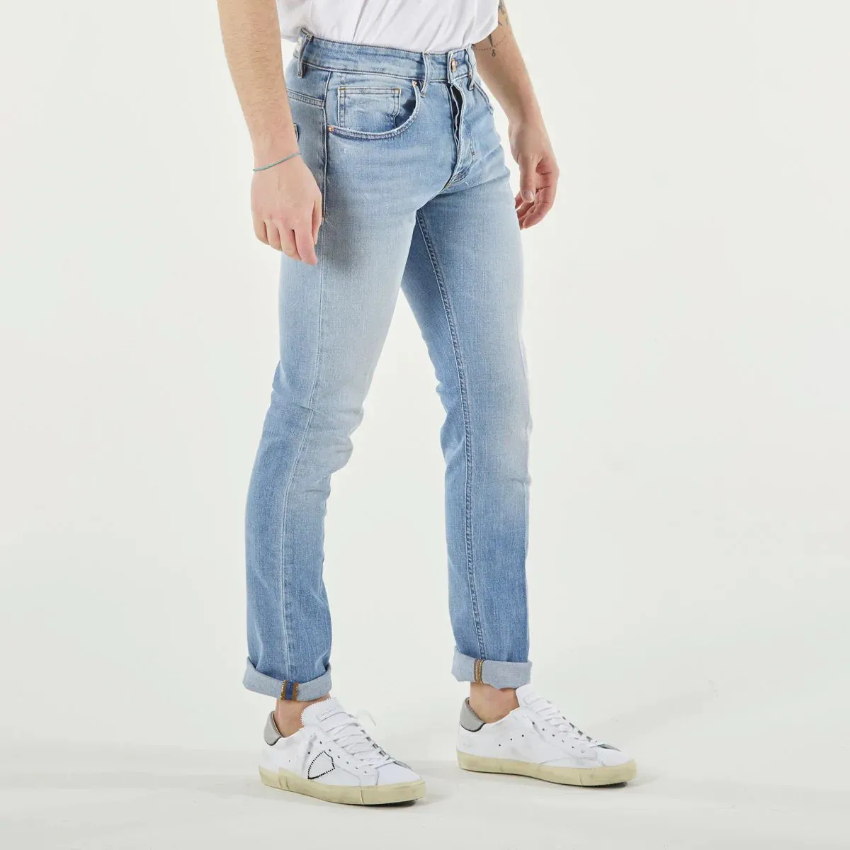 Don The Fuller Blue Cotton Men Jeans sold by Siebentaschen product image thumbnail 3