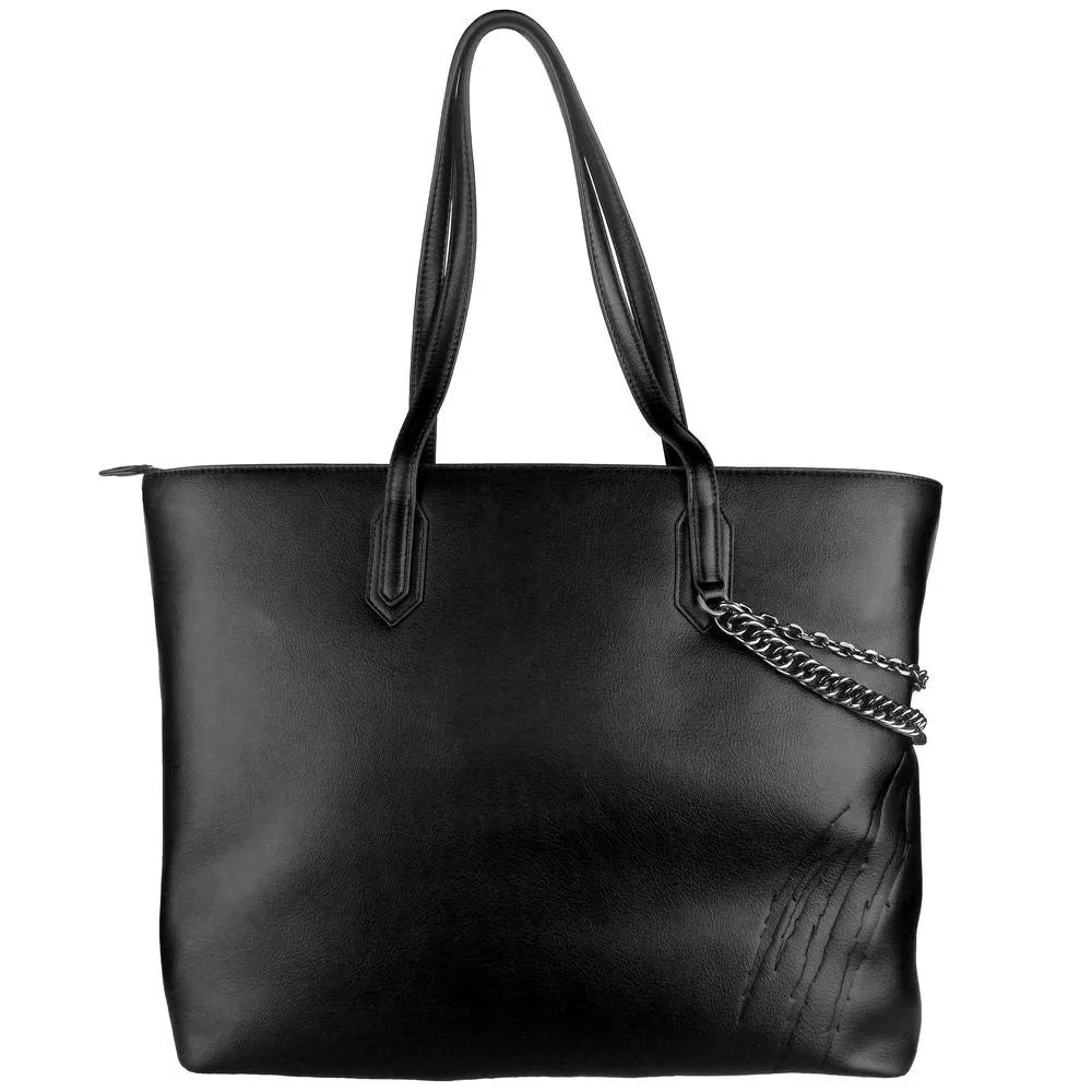 Plein Sport Black Polyethylene Women Shoulder Bag sold by Siebentaschen product image thumbnail 2