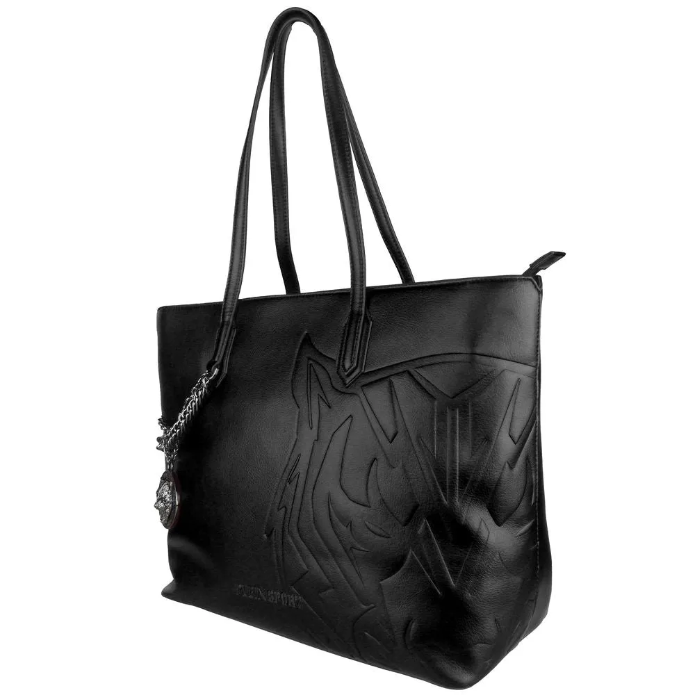Plein Sport Black Polyethylene Women Shoulder Bag sold by Siebentaschen product image thumbnail 3
