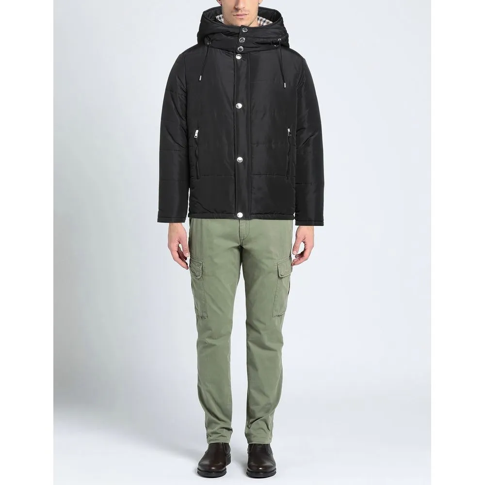 Aquascutum Black Polyamide Men's Jacket sold by Siebentaschen product image thumbnail 2