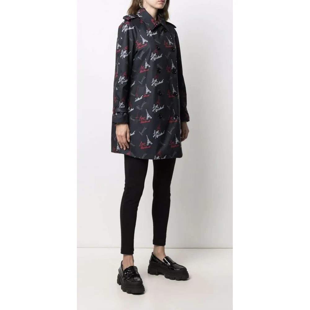 Love Moschino Black Polyester Women Coat sold by Siebentaschen product image thumbnail 3