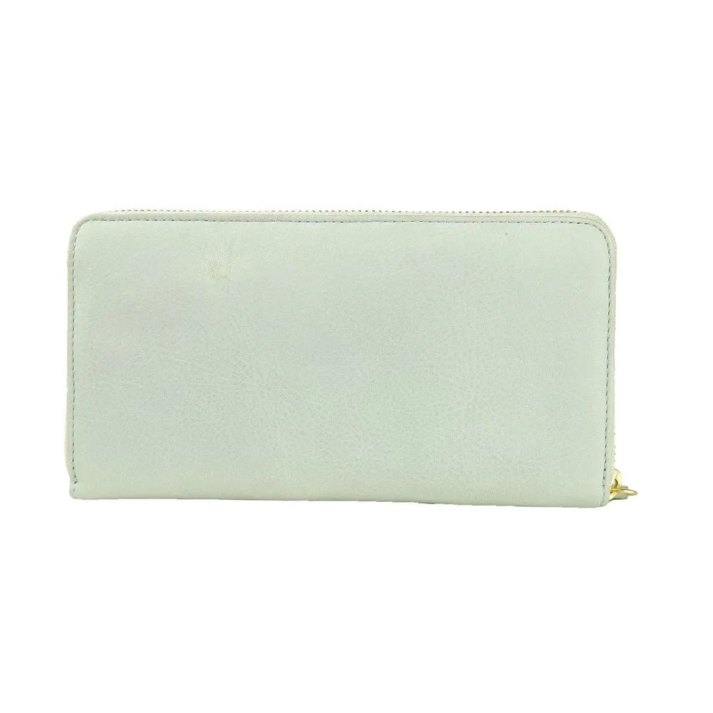 Cavalli Class Gray Calfskin Women Wallet sold by Siebentaschen product image thumbnail 2