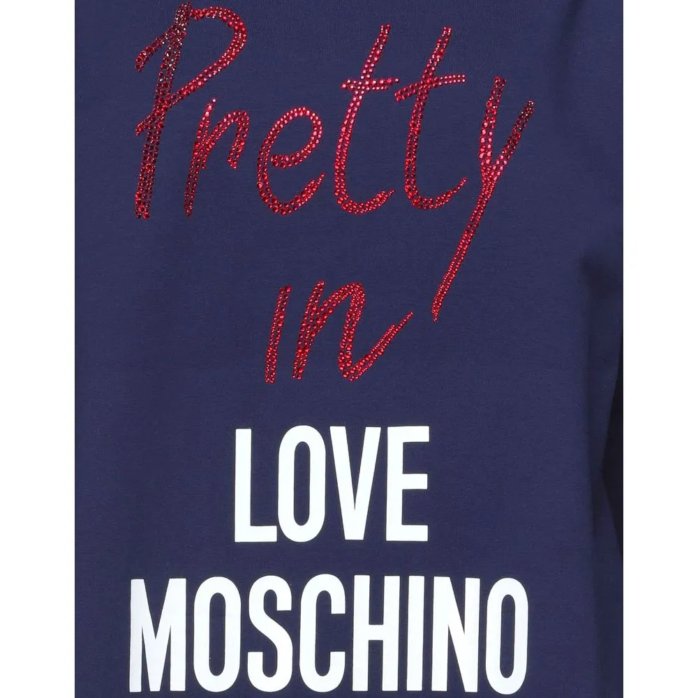 Love Moschino Blue Cotton Women Dress sold by Siebentaschen product image thumbnail 3