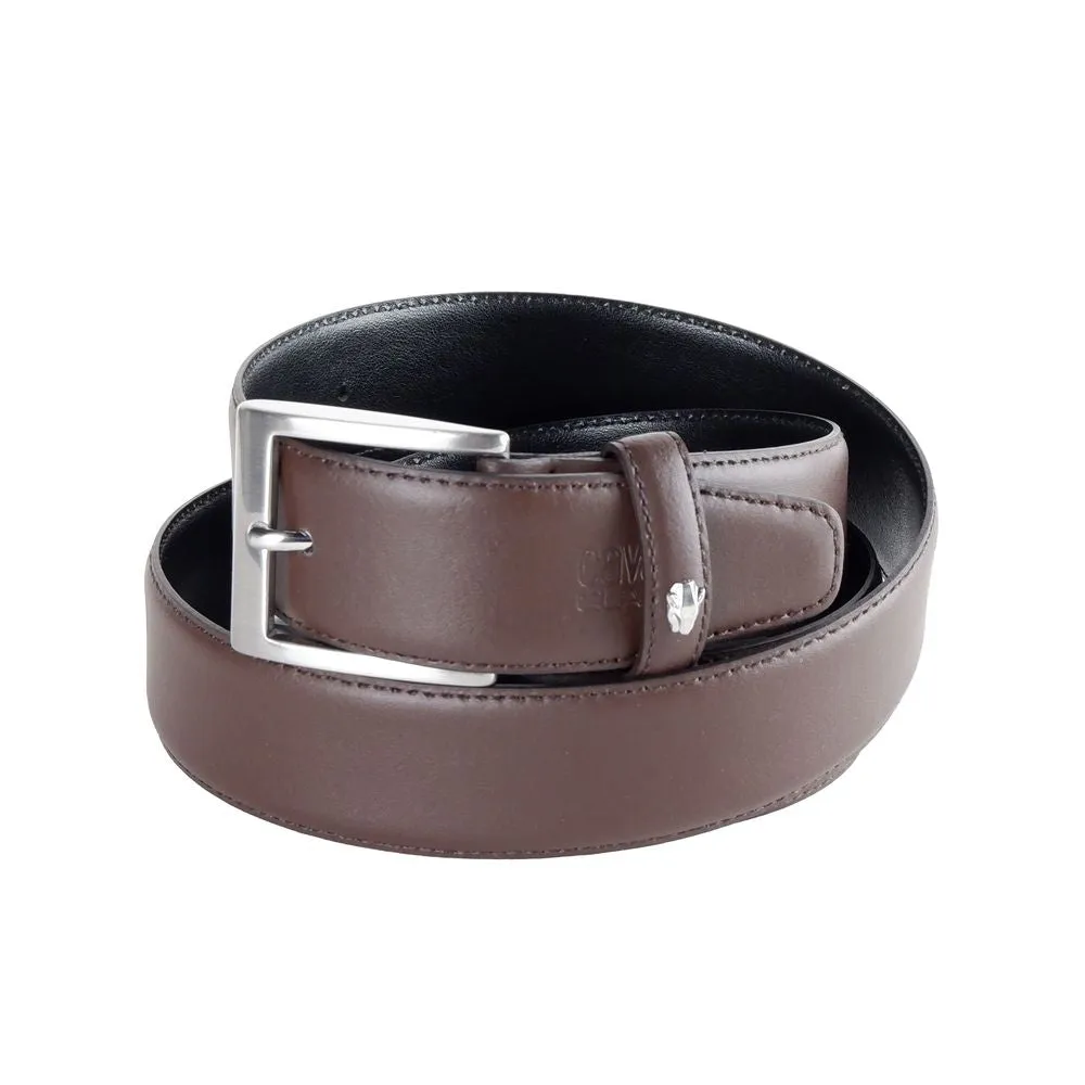 Cavalli Class Elegant Reversible Leather Belt - Dual Tone sold by Siebentaschen