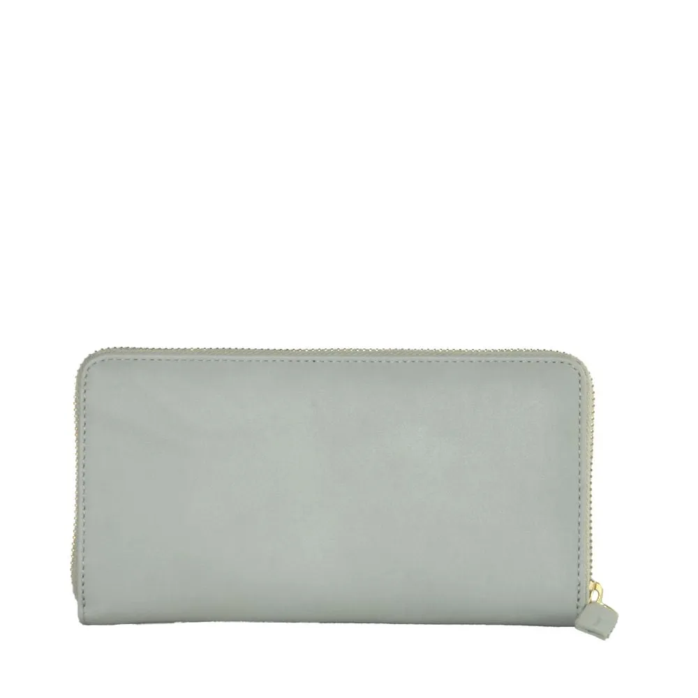 Cavalli Class Gray Calfskin Women Wallet sold by Siebentaschen product image thumbnail 2
