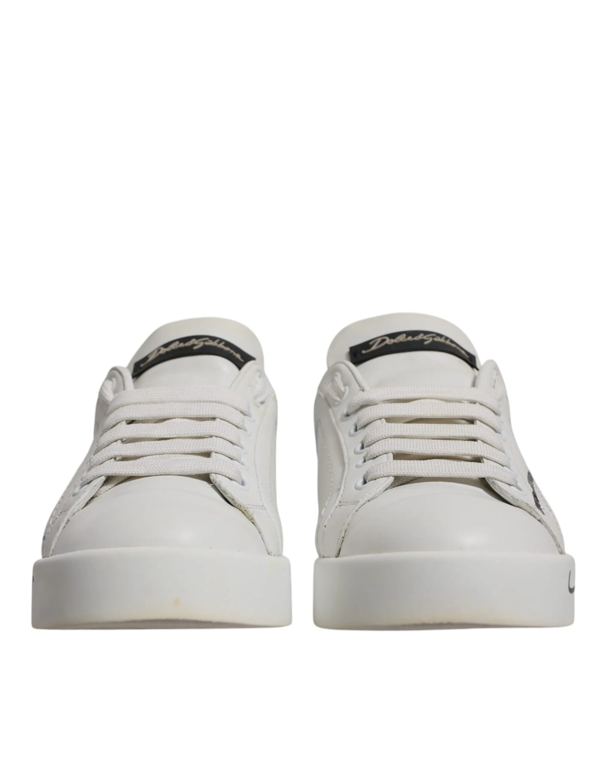 Dolce & Gabbana White Blue Logo Portofino Sneakers Shoes sold by Siebentaschen product image thumbnail 2