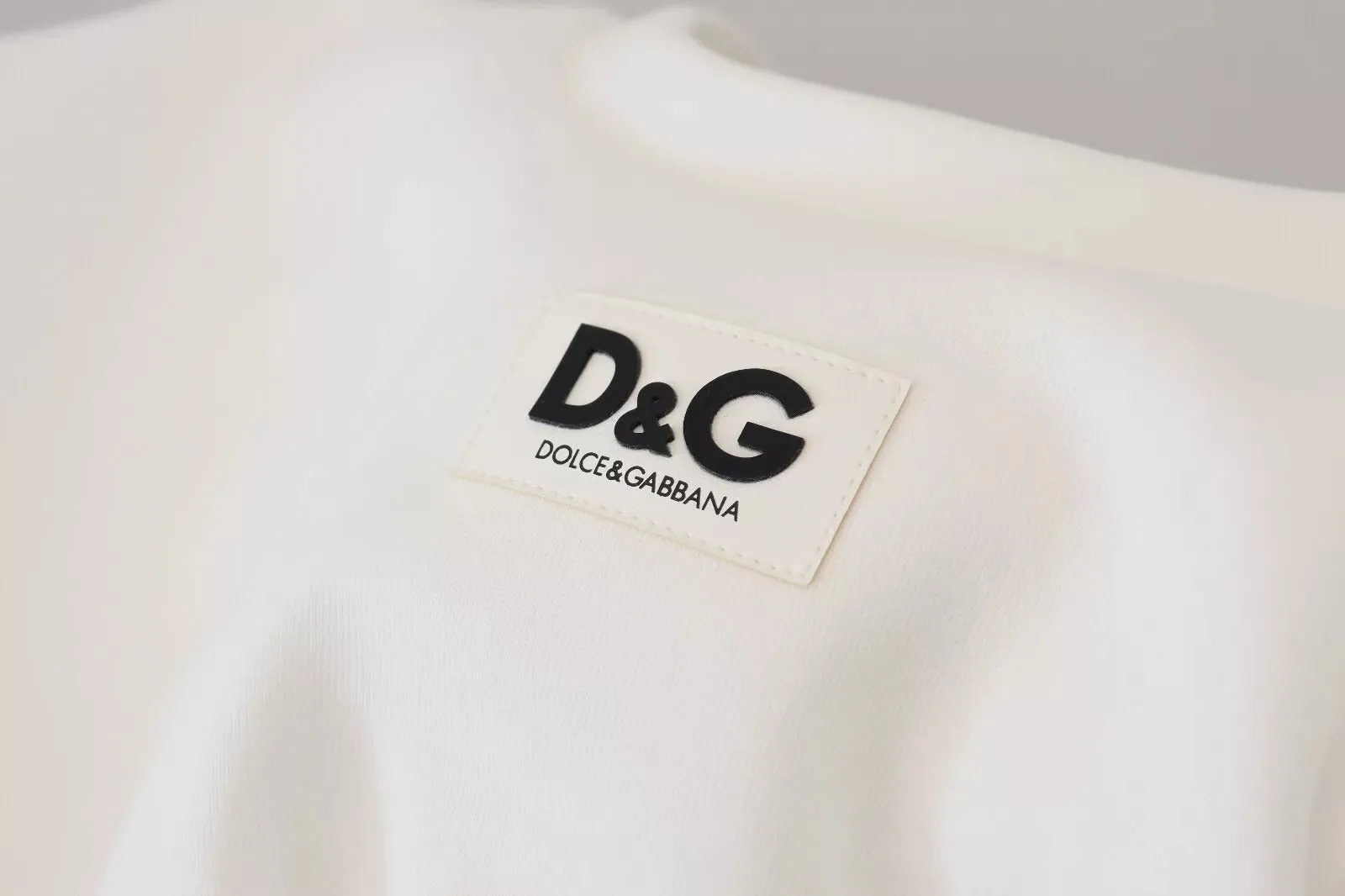 Dolce & Gabbana White Cotton Corset Stretch Top T-shirt sold by Siebentaschen product image thumbnail 5