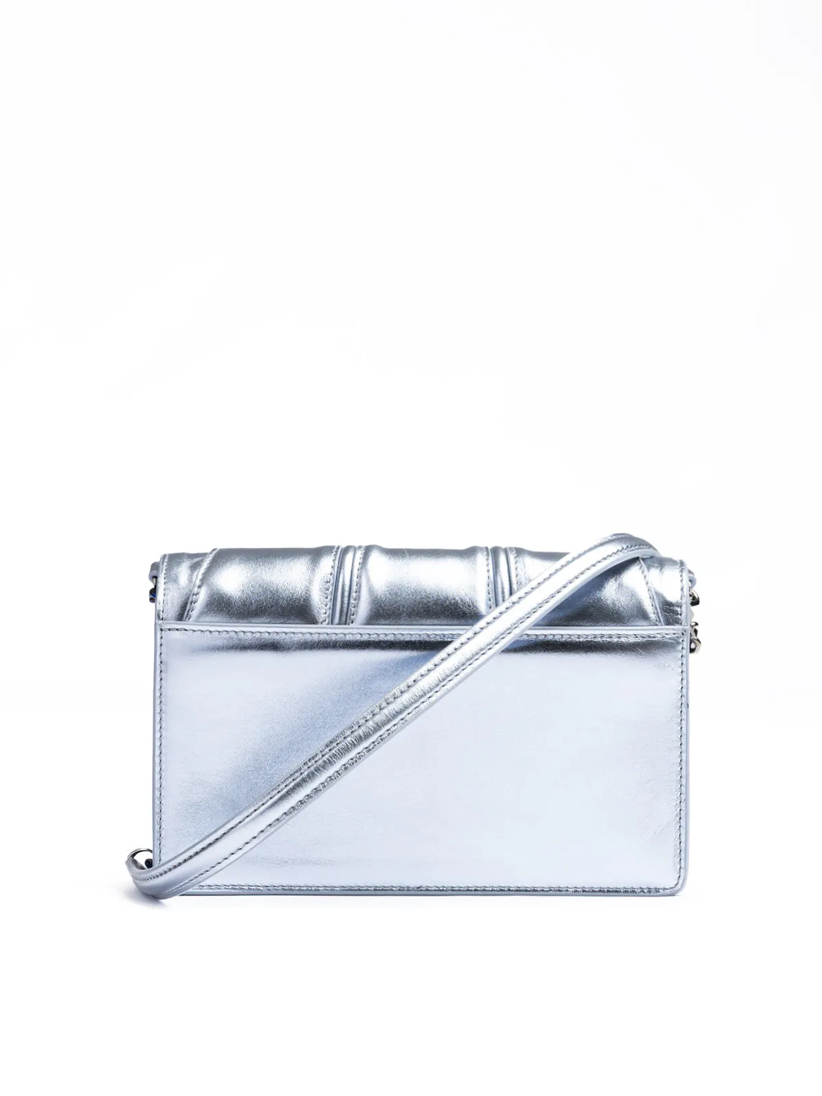 Ferrari Metal light blue GT patent leather bag with chain sold by Siebentaschen product image thumbnail 3