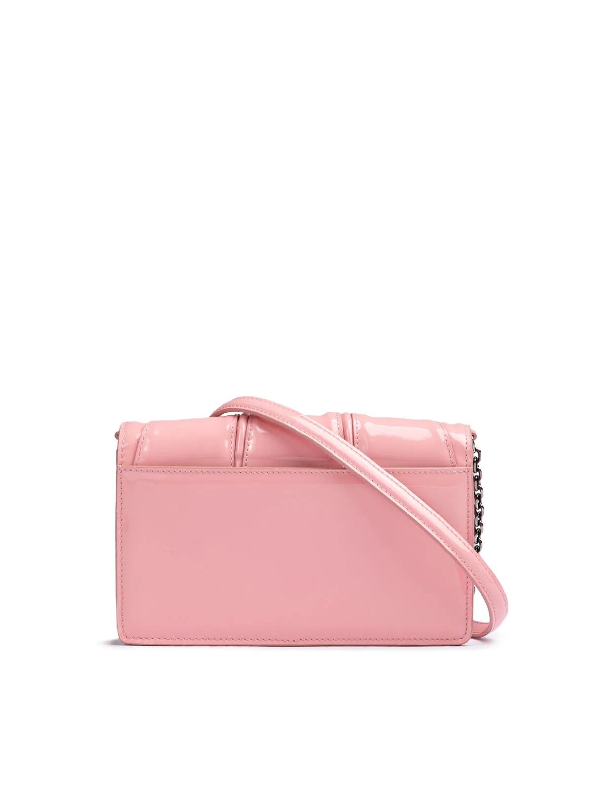 Ferrari Pink GT patent leather bag with chain sold by Siebentaschen product image thumbnail 3
