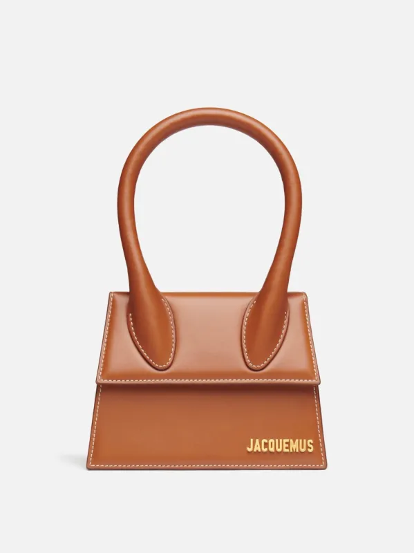 Jacquemus Le Chiquito Moyen Brown Bag sold by Siebentaschen