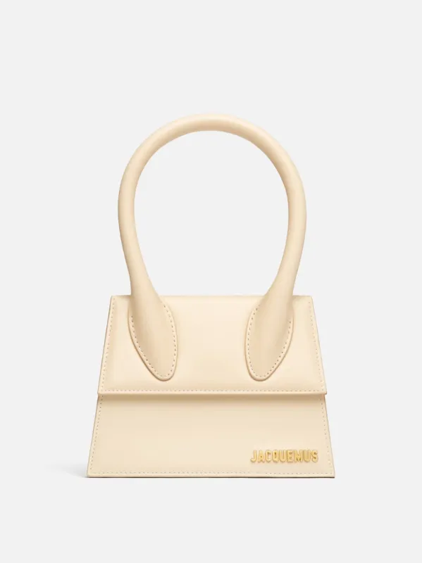 Jacquemus Le Chiquito Moyen Ivory Bag sold by Siebentaschen