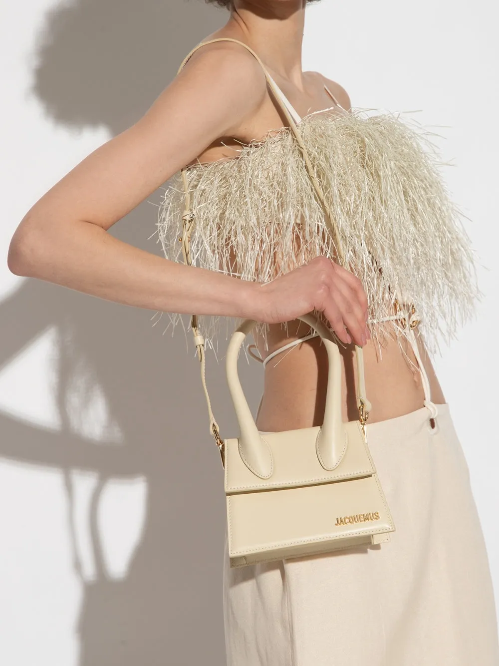 Jacquemus Le Chiquito Moyen Ivory Bag sold by Siebentaschen product image thumbnail 2