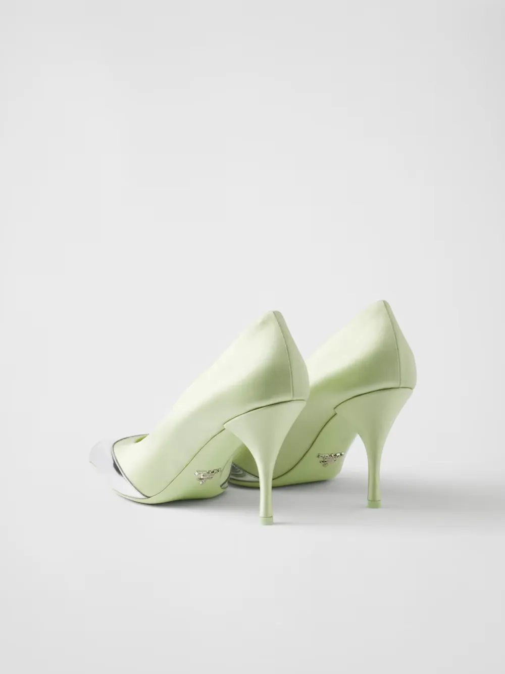 Prada Satin And Metallic Leather Pumps sold by Siebentaschen product image thumbnail 5
