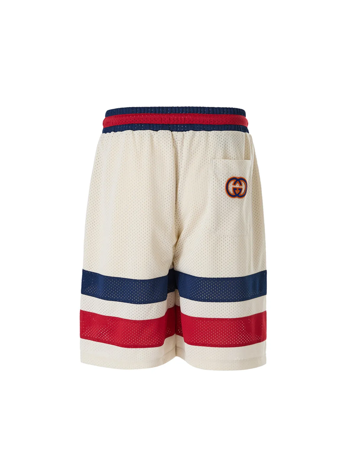 Gucci Cream polyester Logo Shorts sold by Siebentaschen product image thumbnail 2