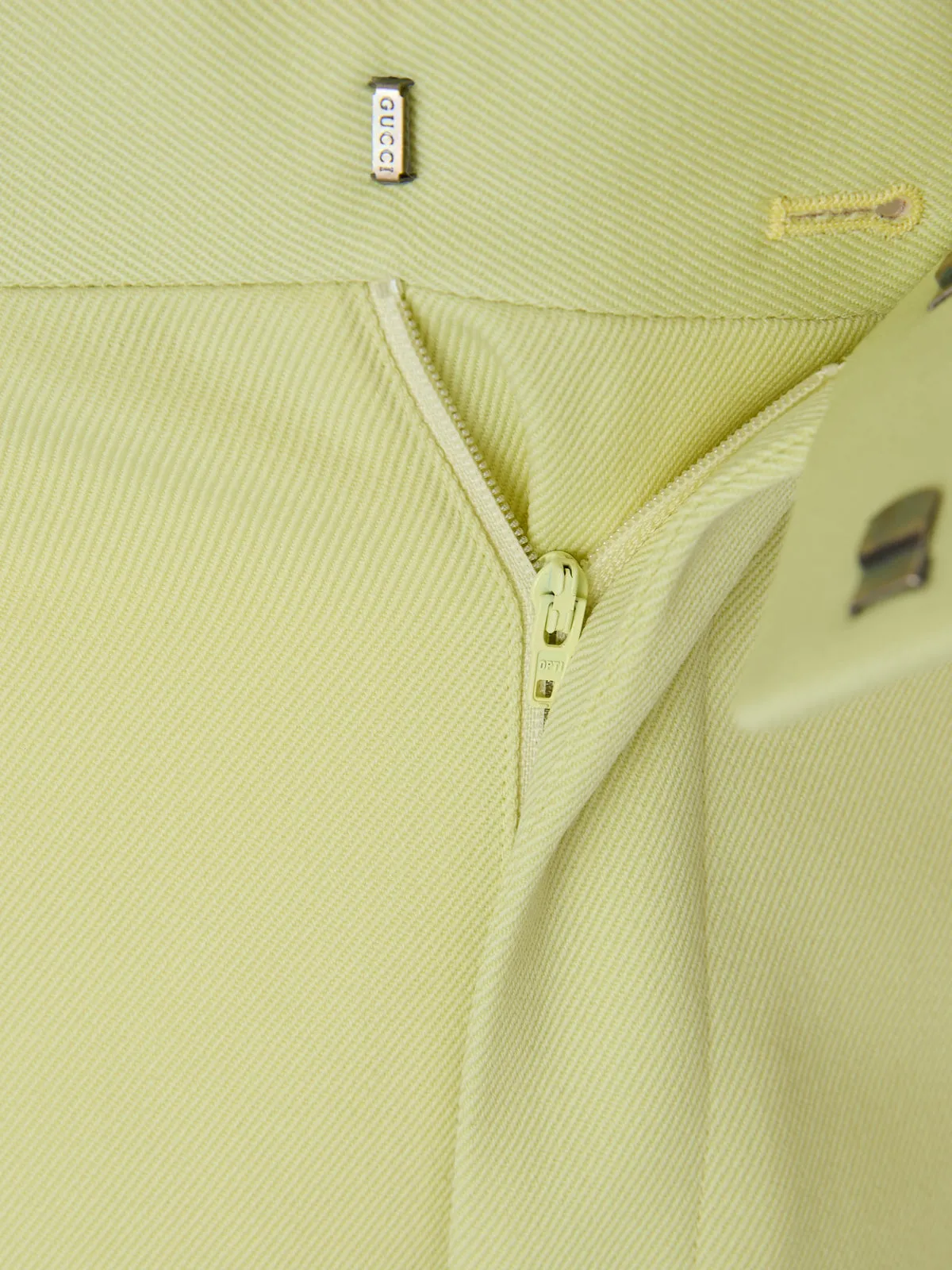 Gucci Lime Yellow Polyester Pants sold by Siebentaschen product image thumbnail 5