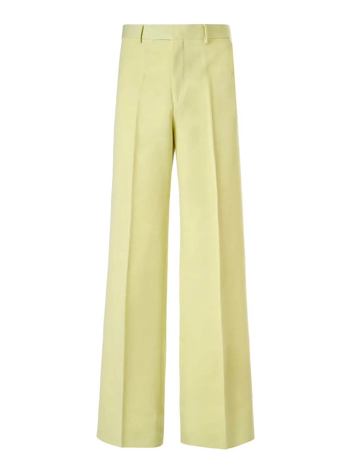 Gucci Lime Yellow Polyester Pants sold by Siebentaschen