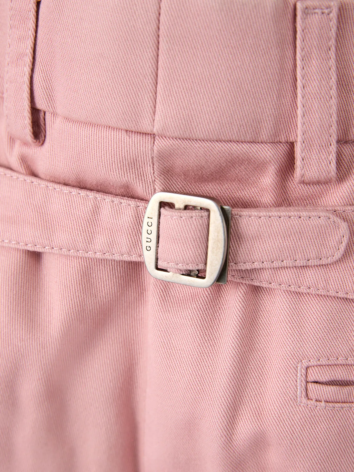 Gucci Light Pink Cotton Pants sold by Siebentaschen product image thumbnail 4