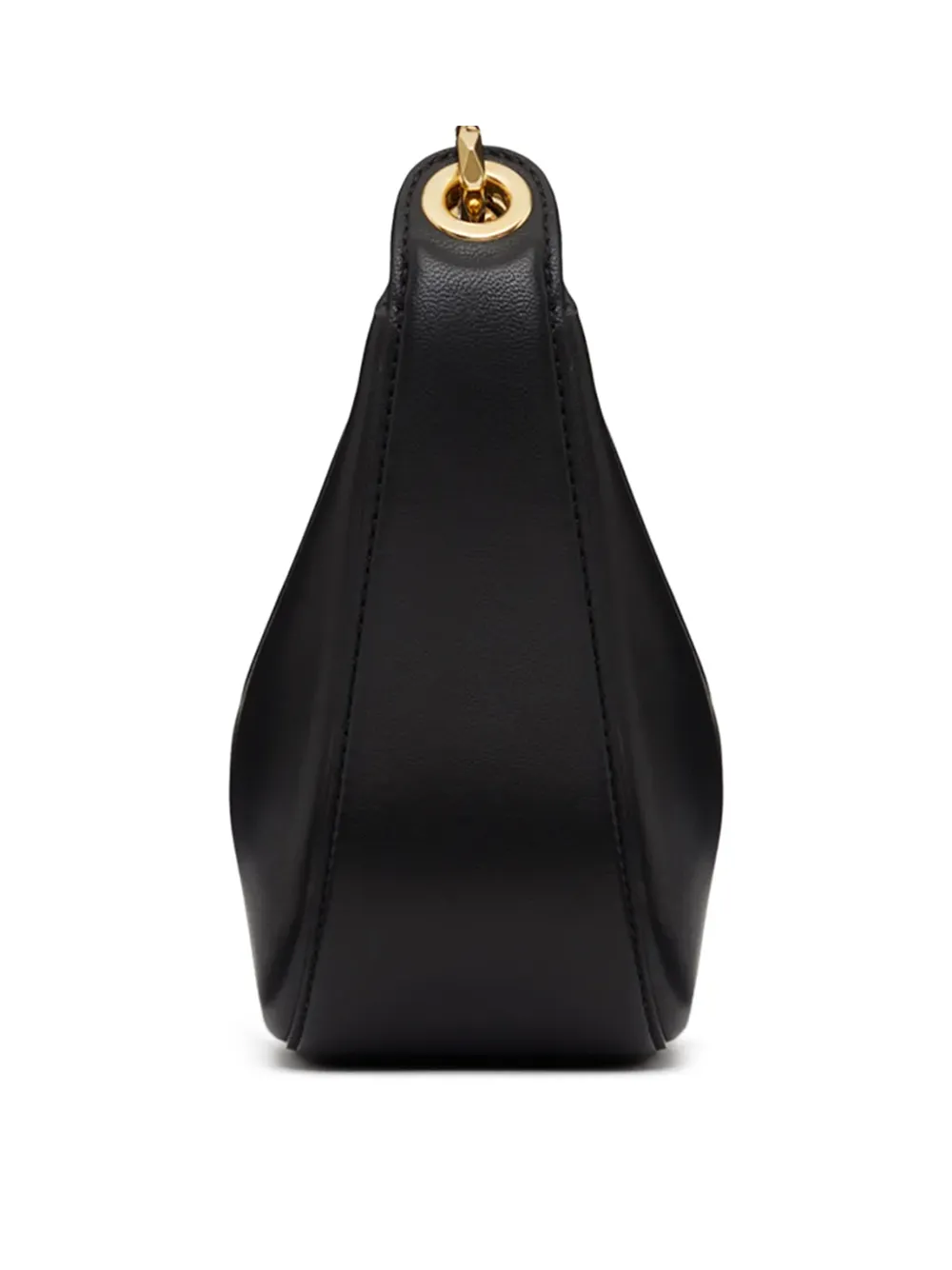Valentino Garavani Black Leather Mini Hobo Vlogo Shoulder Bag sold by Siebentaschen product image thumbnail 5