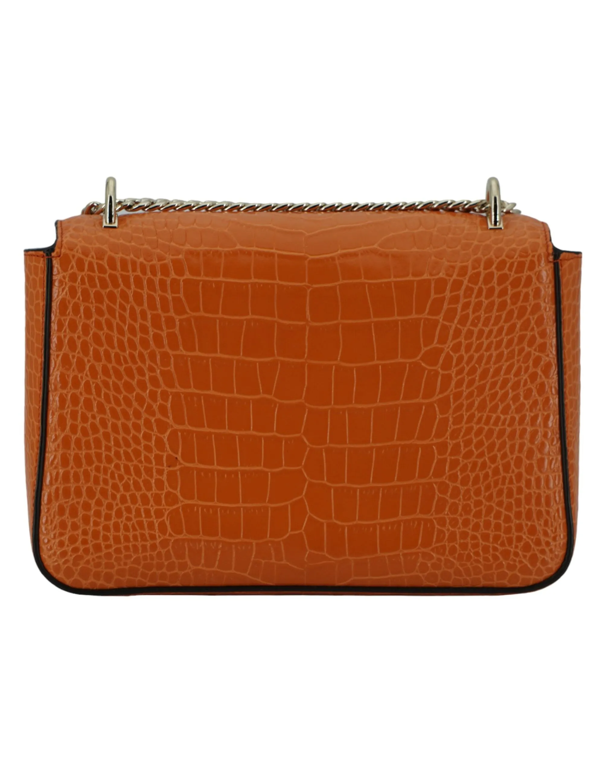 Jimmy Choo Amber Orange Leather Shoulder Bag sold by Siebentaschen product image thumbnail 2