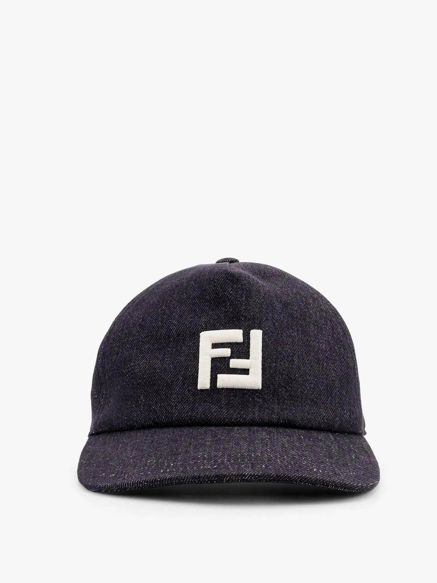 Fendi Denim baseball hat with logo embroidery sold by Siebentaschen