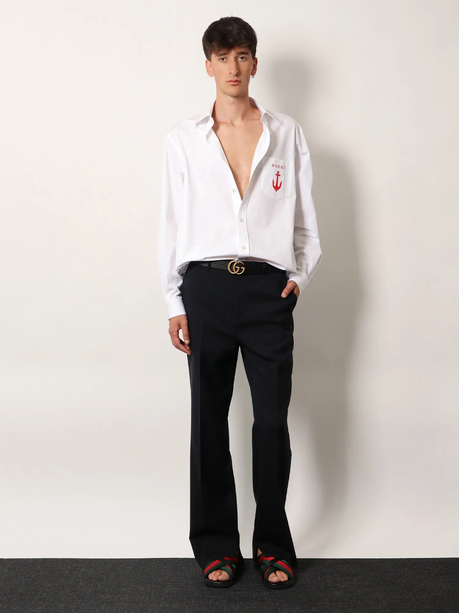 Gucci Wool trousers sold by Siebentaschen product image thumbnail 2