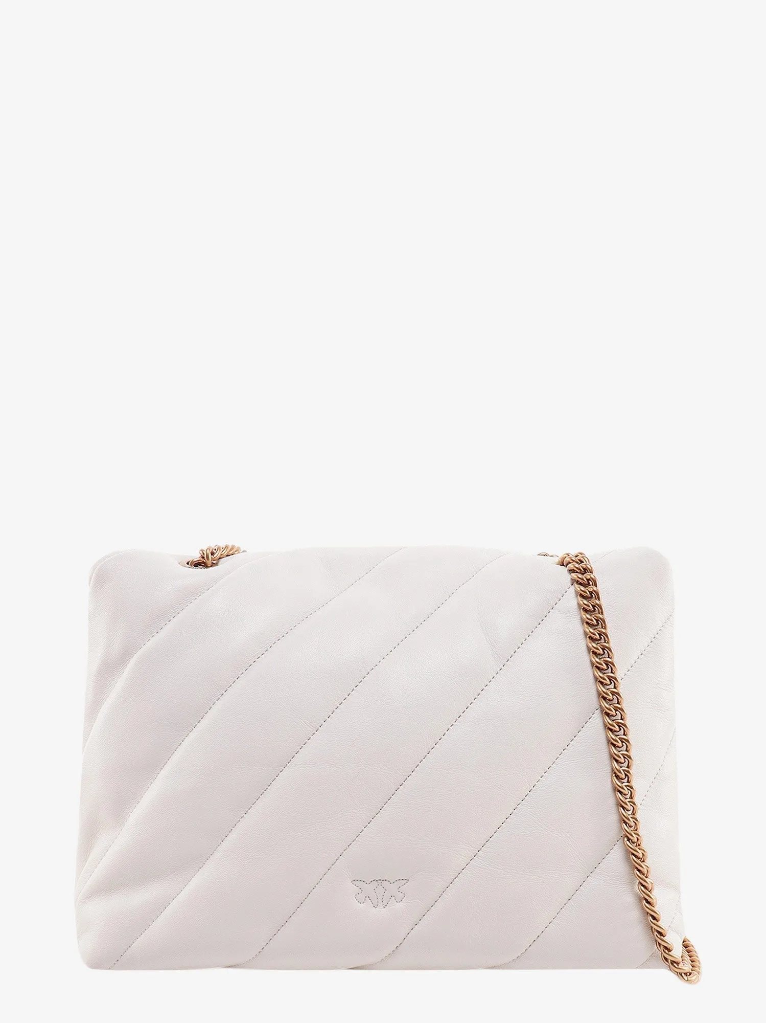 Pinko Matelassé leather shoulder bag with iconic love birds buckle sold by Siebentaschen product image thumbnail 2