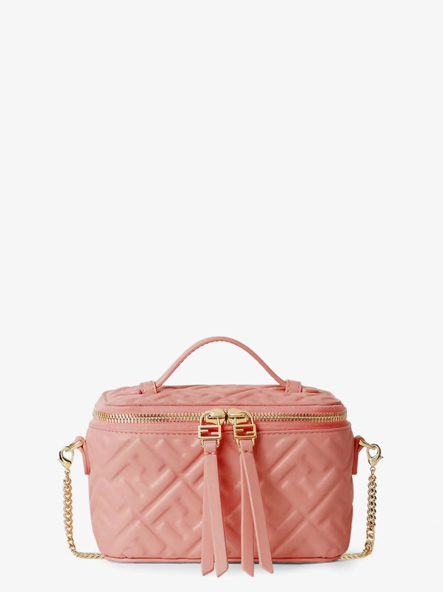 Fendi Vanity leather shoulder bag with FF motif sold by Siebentaschen