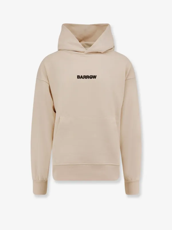 Barrow Hooded cotton sweatshirt sold by Siebentaschen