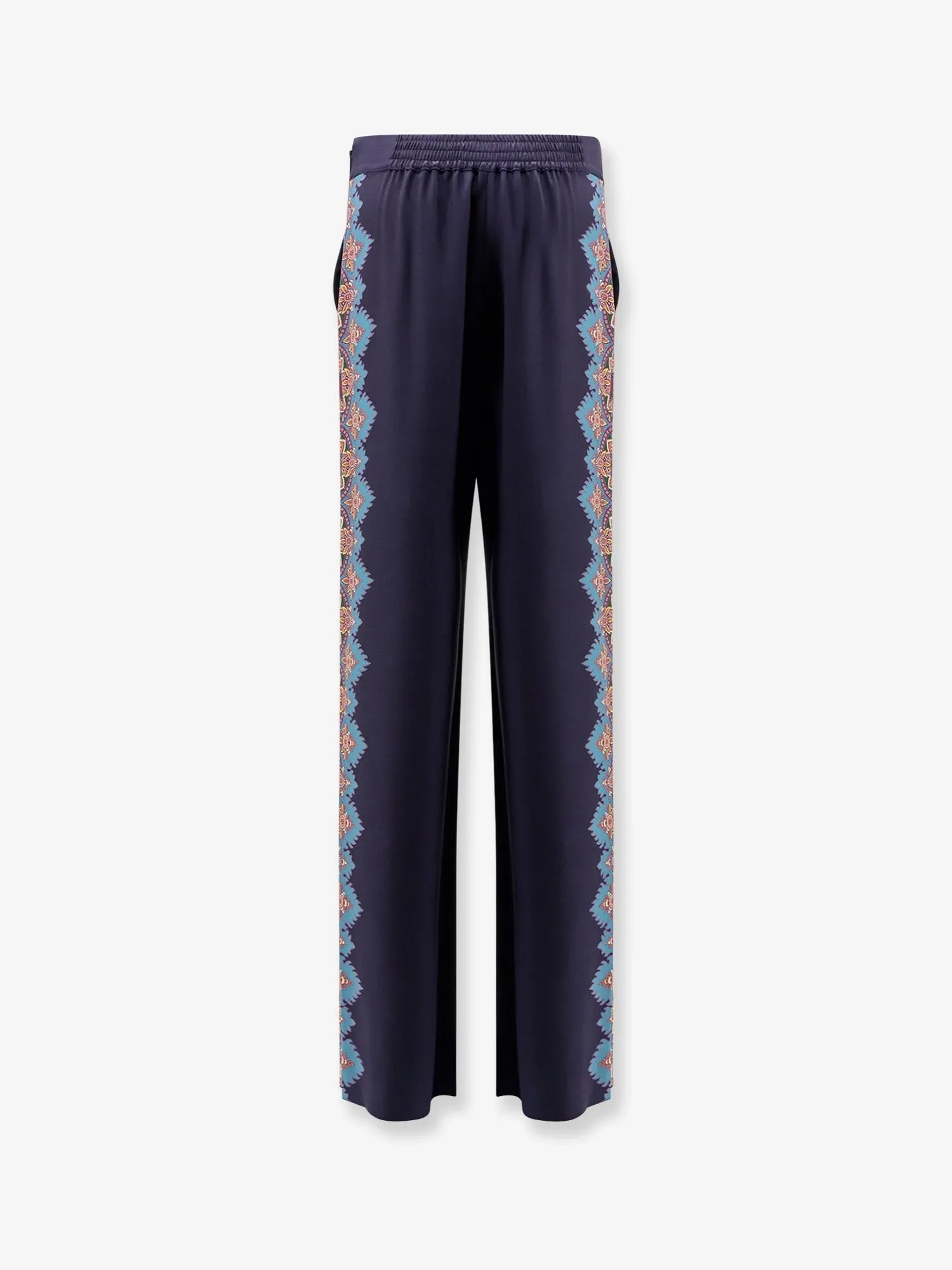 Etro Silk trousers with floral print sold by Siebentaschen product image thumbnail 2