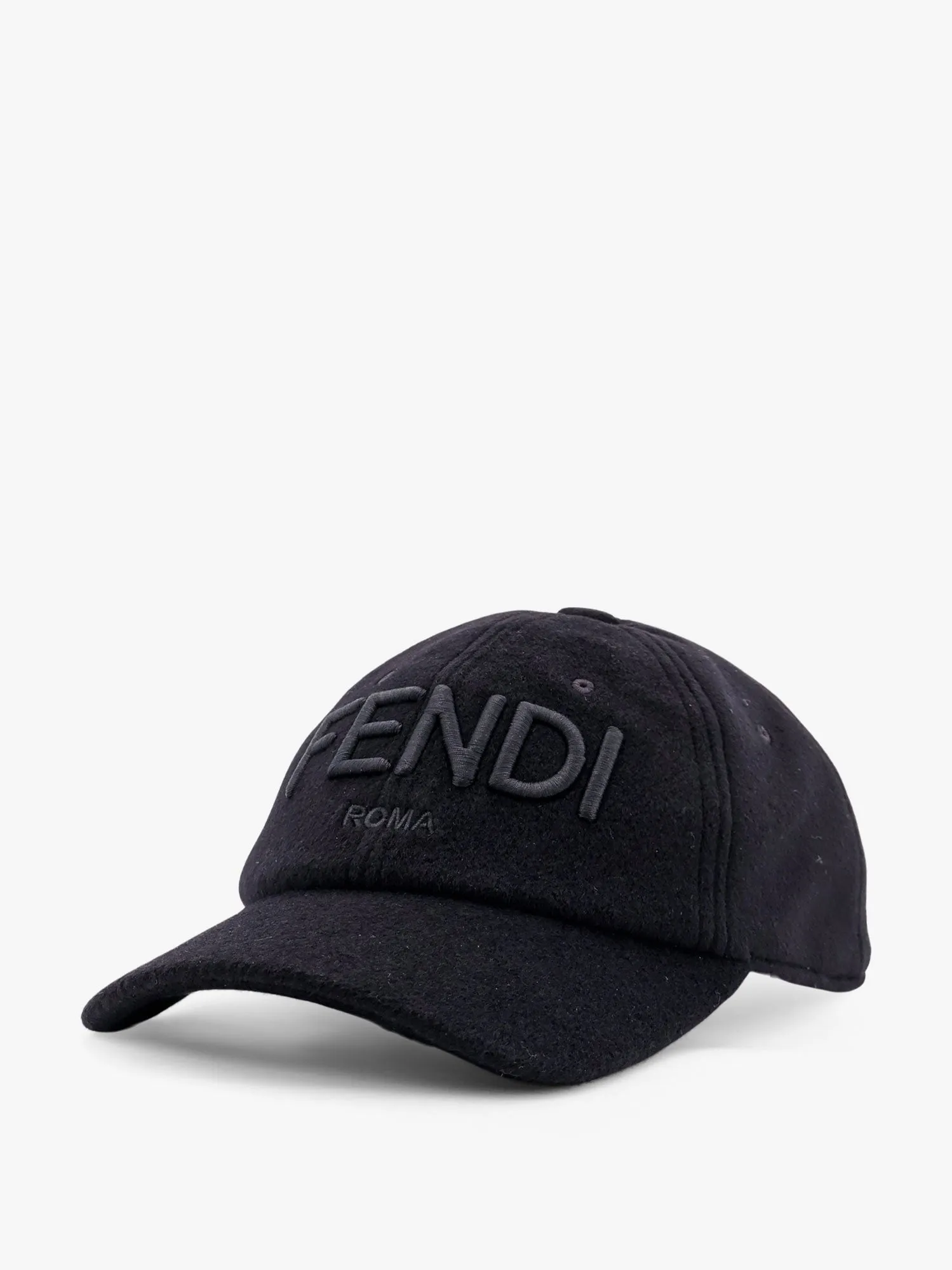 Fendi Wool blend baseball hat with logo embroidery sold by Siebentaschen product image thumbnail 2