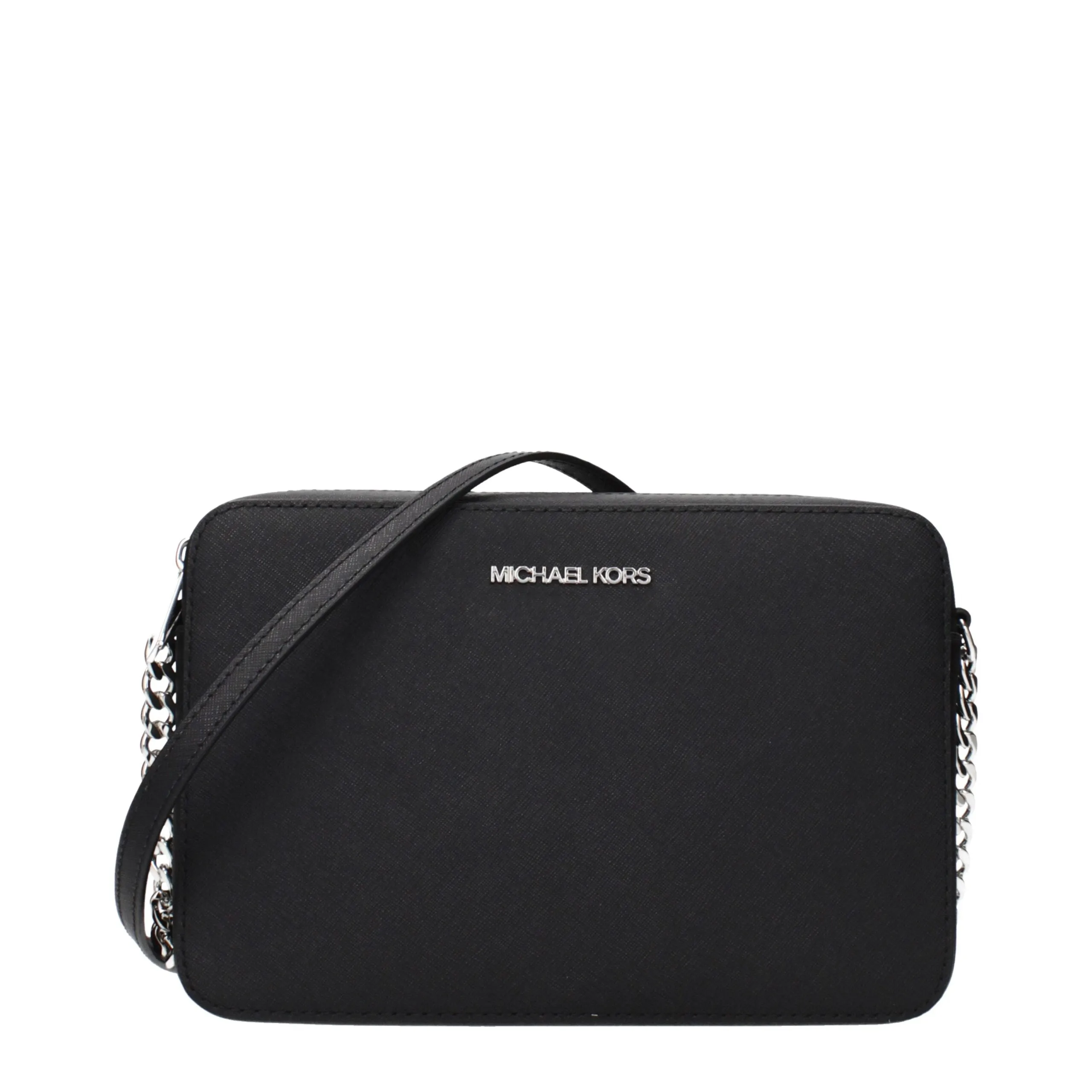 Michael Kors Black Leather Crossbody Bag sold by Siebentaschen