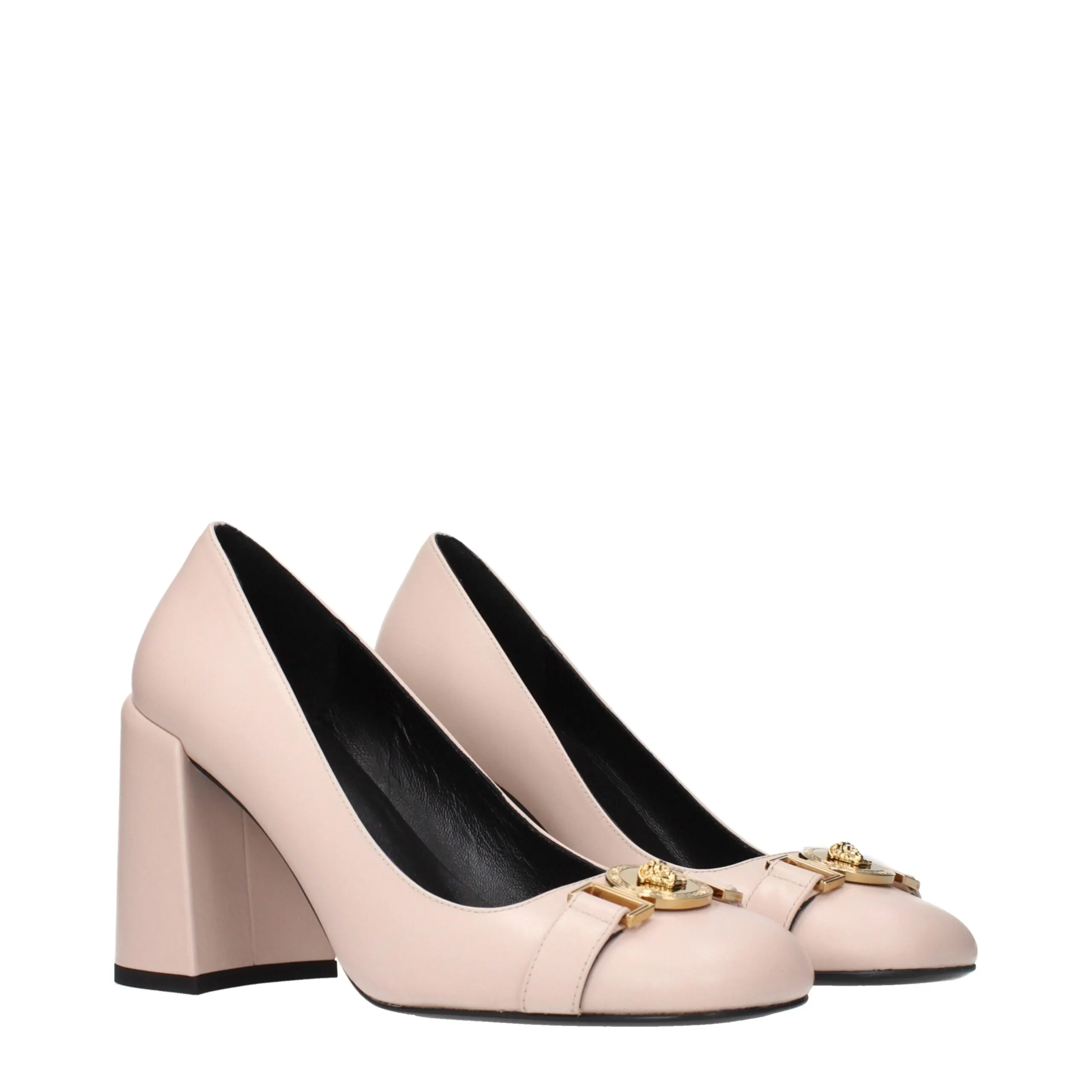 Versace Pink Leather High Heel Pumps sold by Siebentaschen product image thumbnail 2