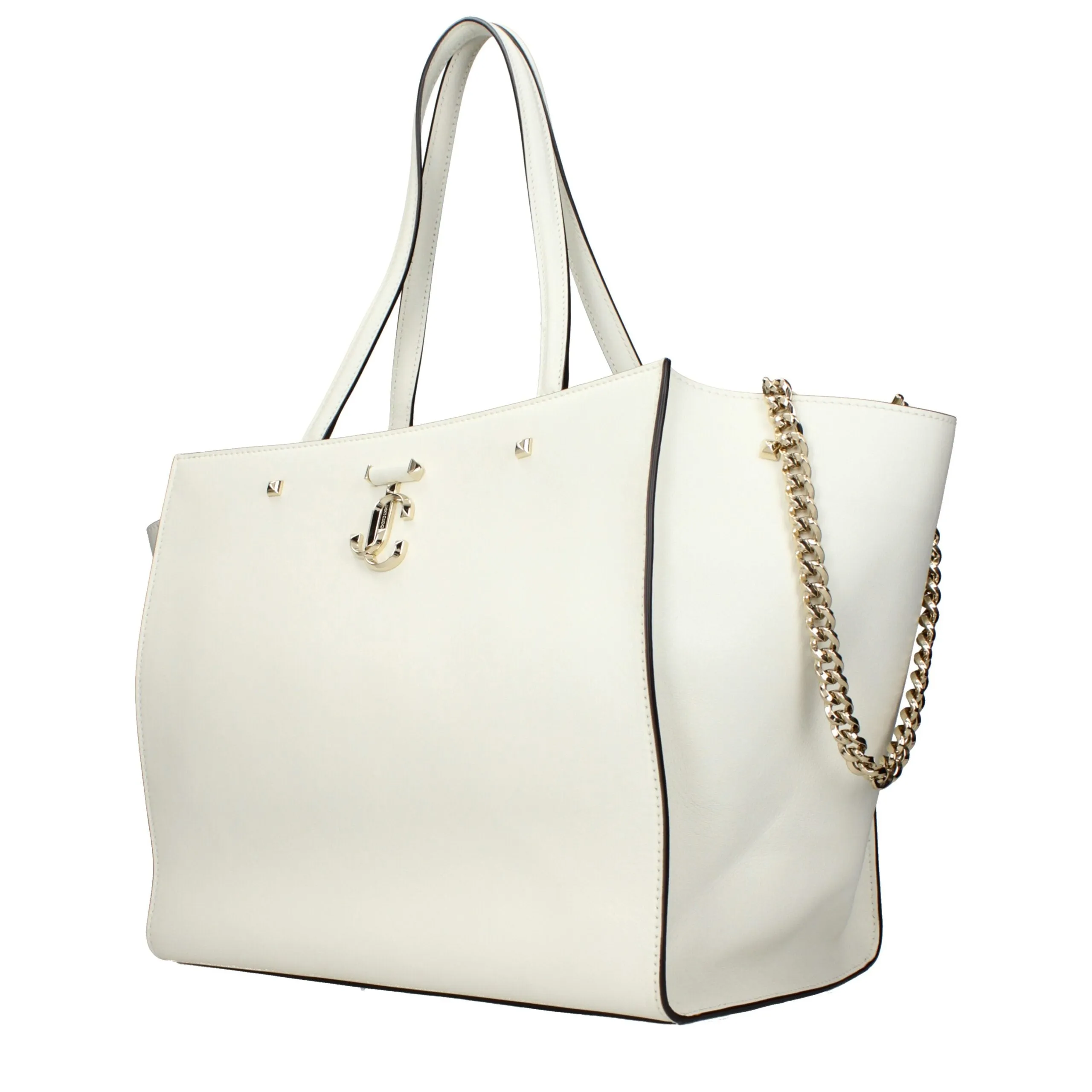 Jimmy Choo White Leather Shoulder Bag sold by Siebentaschen product image thumbnail 2