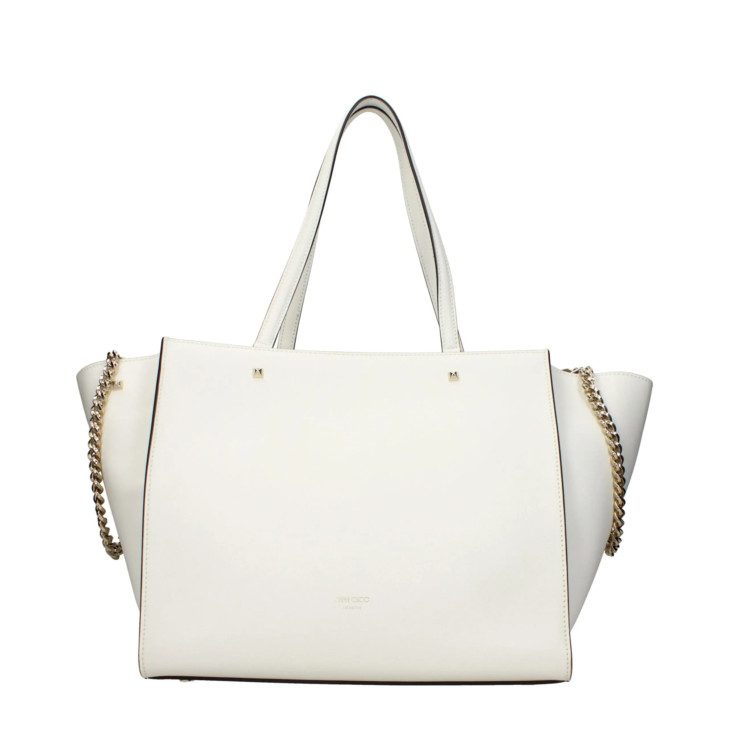Jimmy Choo White Leather Shoulder Bag sold by Siebentaschen product image thumbnail 3