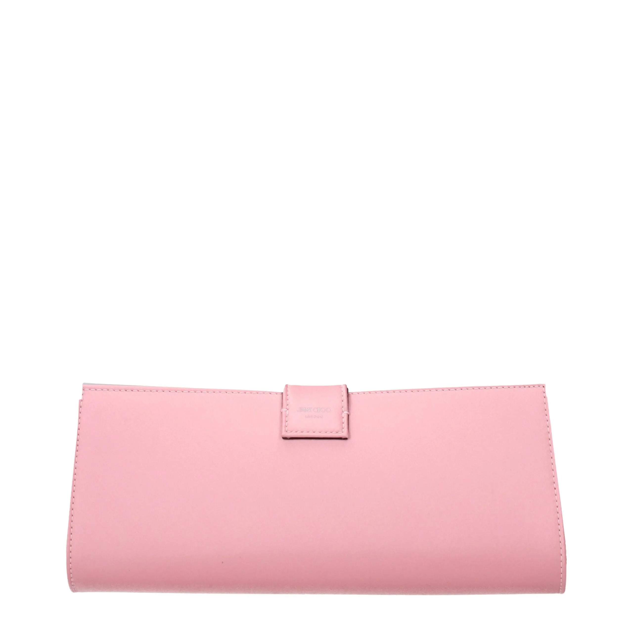 Jimmy Choo Pink Satin Clutch Bag sold by Siebentaschen product image thumbnail 4