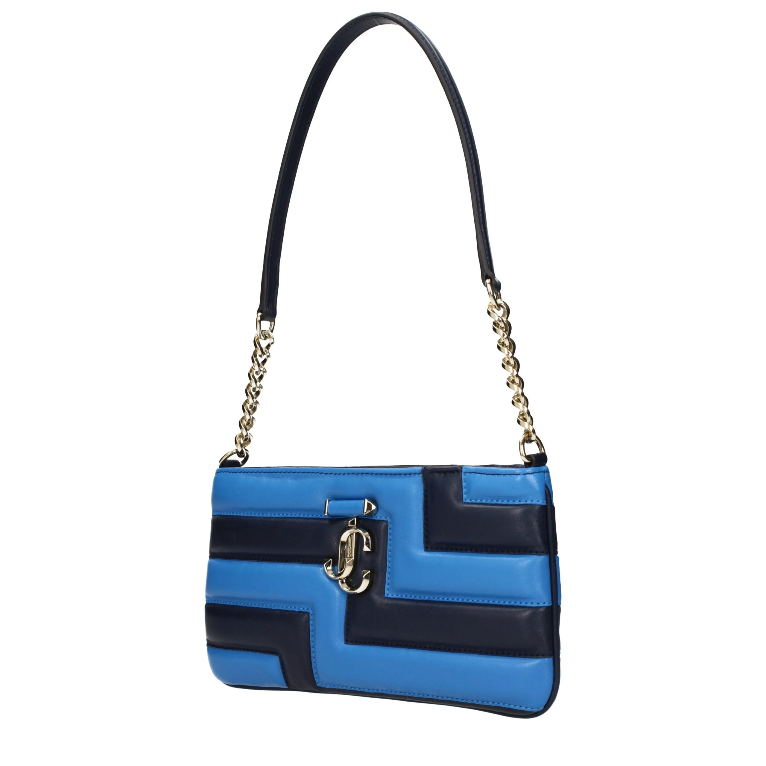 Jimmy Choo Blue Leather Shoulder Bag sold by Siebentaschen product image thumbnail 2