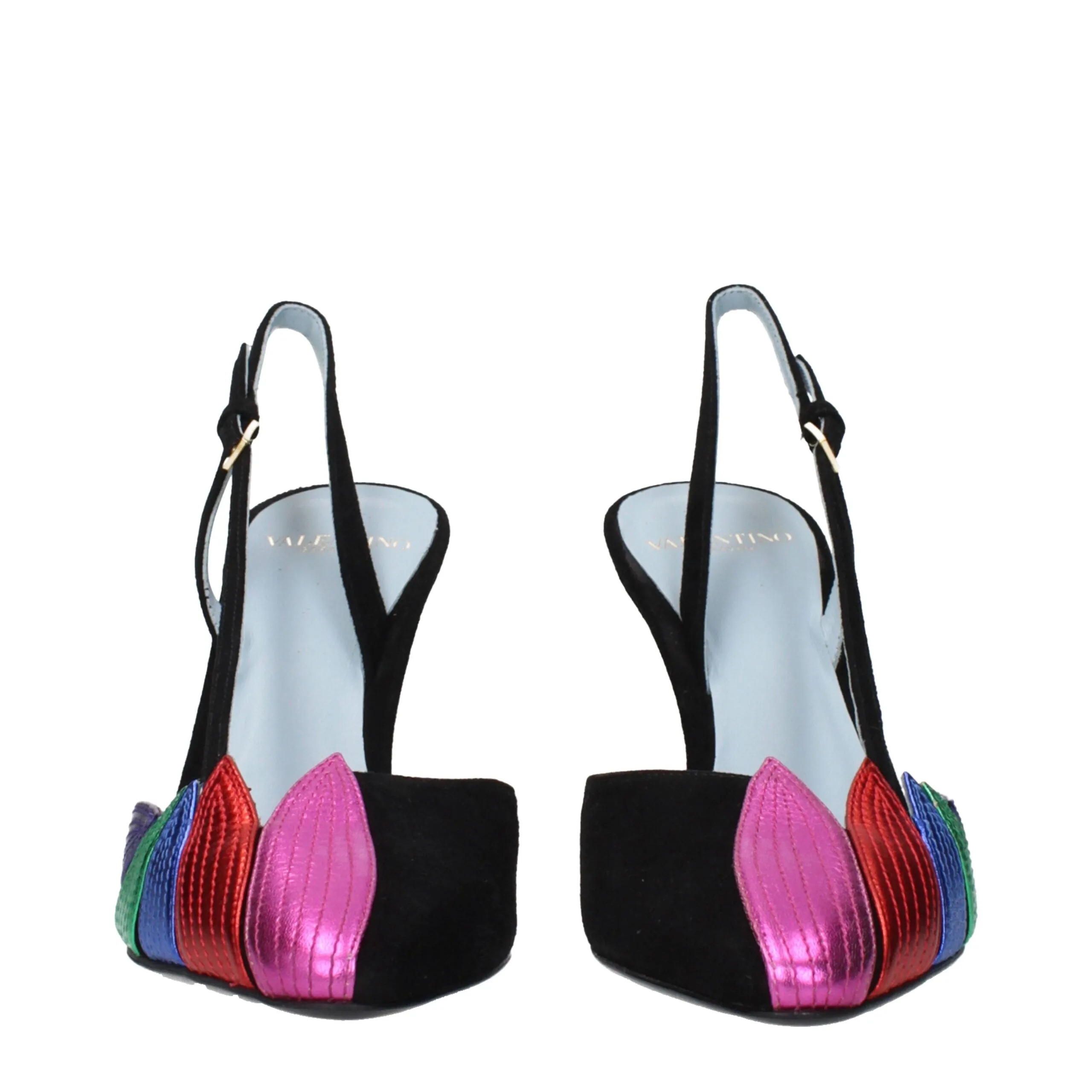 Valentino Garavani Black Leather High Heel Pumps sold by Siebentaschen product image thumbnail 3