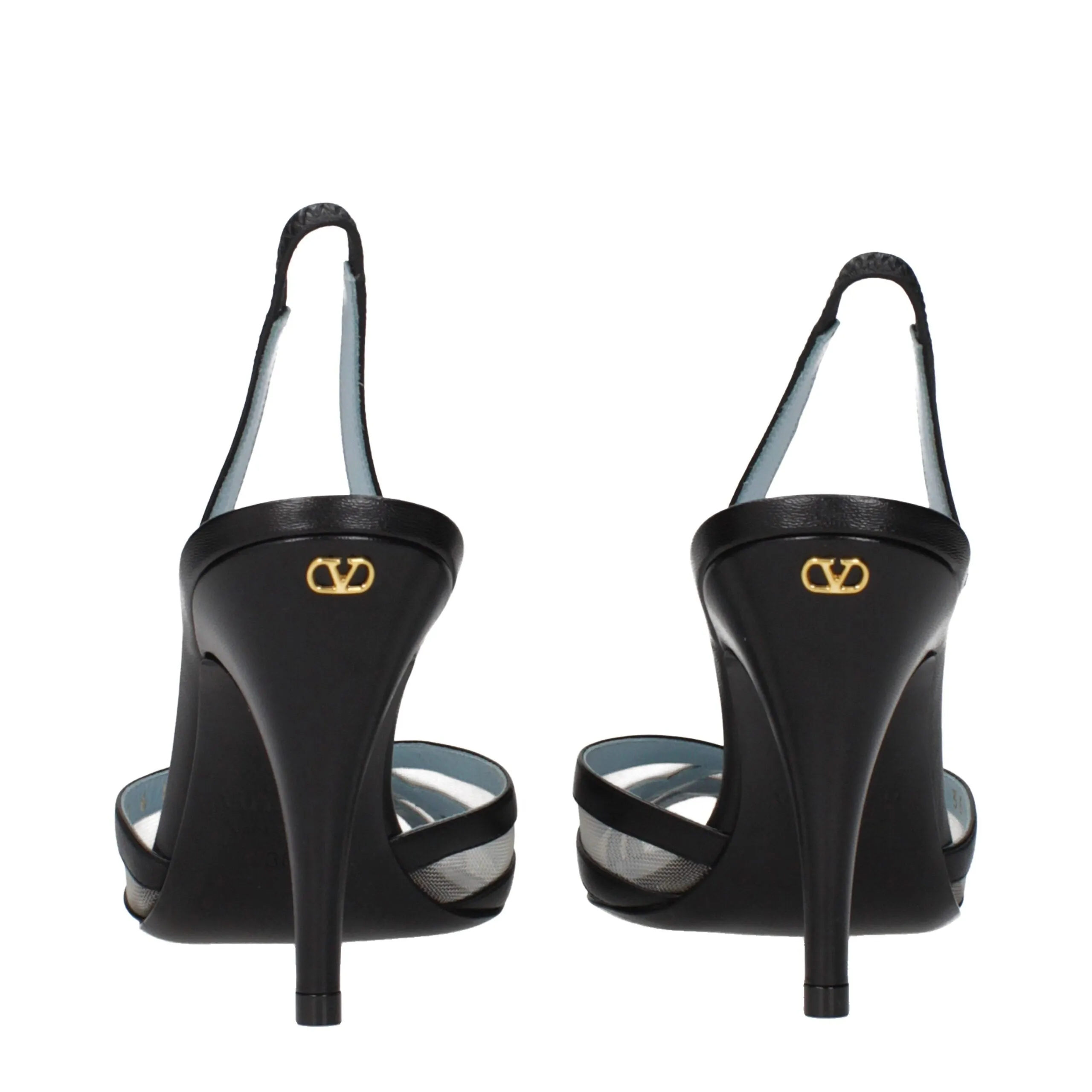 Valentino Garavani Black Leather High Heel Pumps sold by Siebentaschen product image thumbnail 5