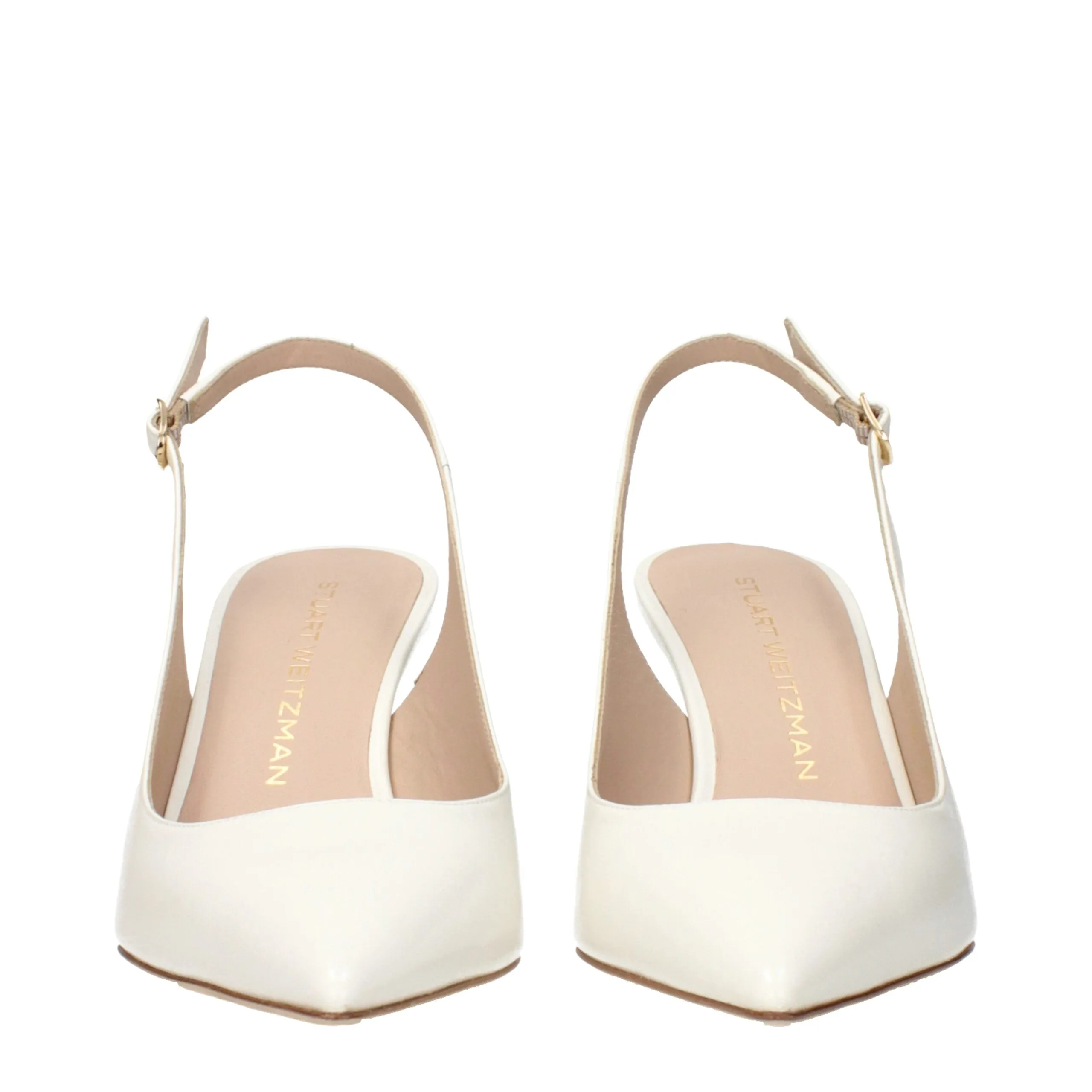 Stuart Weitzman Beige Leather High Heel Pumps sold by Siebentaschen product image thumbnail 3