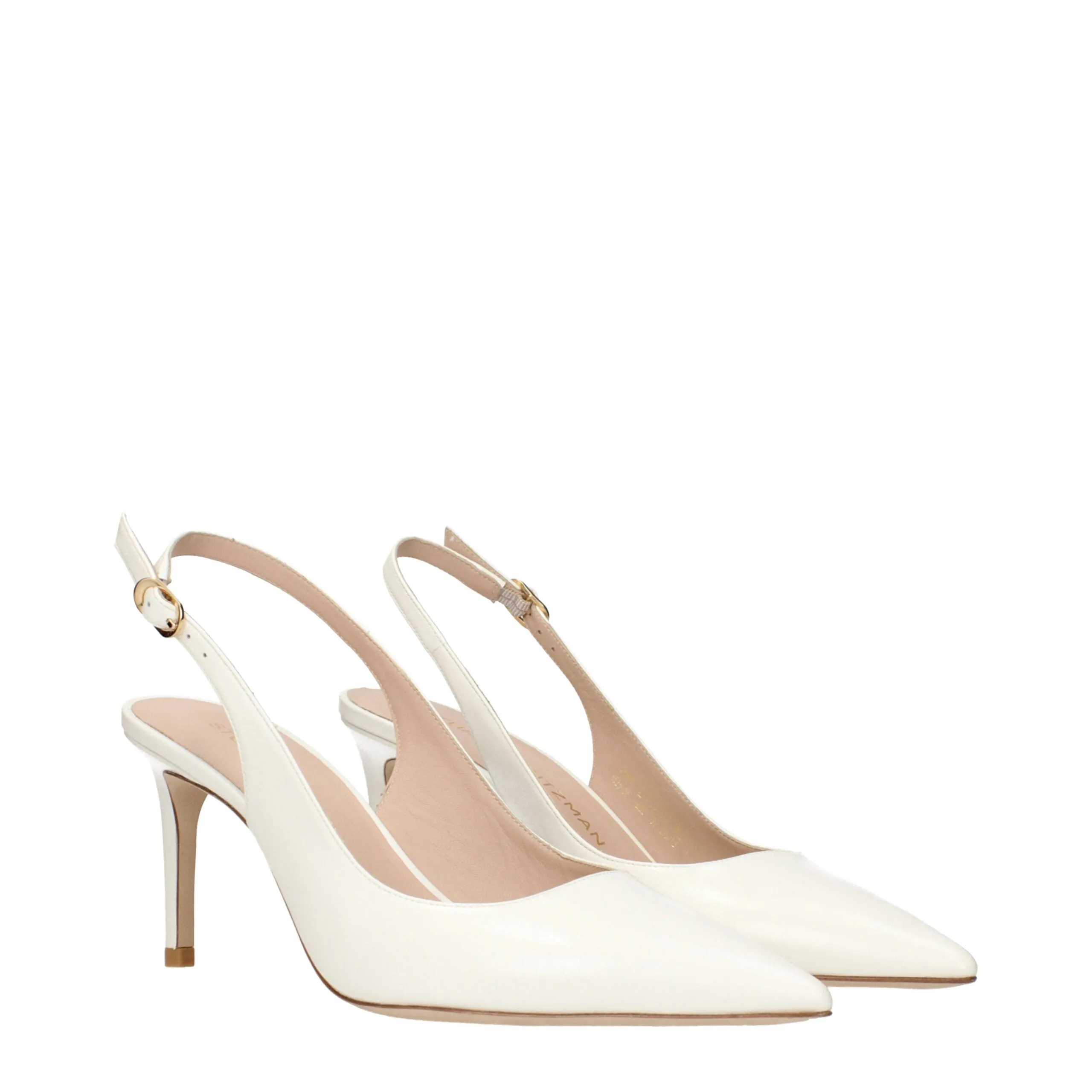 Stuart Weitzman Beige Leather High Heel Pumps sold by Siebentaschen product image thumbnail 2